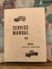 Vintage Jeep Utility Service Manual