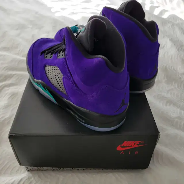 2020 Air Jordan 5 Alternate Grape Deadstock Mens Size 10.0 in Men's Shoes in Oakville / Halton Region - Image 6