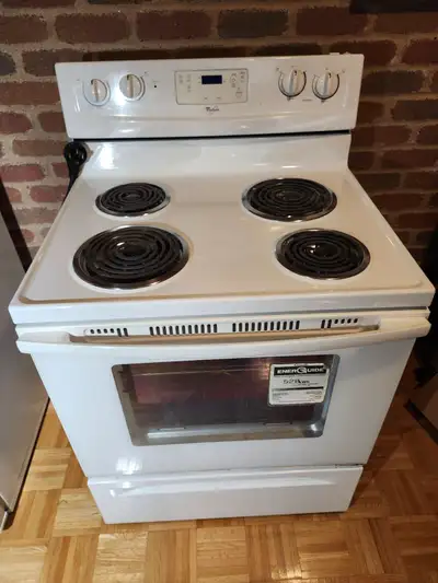 30" Electric Cooktop Coil Range w/ Oven almost new, View more