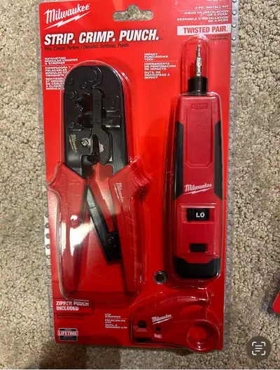 Brand new Milwaukee twisted pair install kit , View more