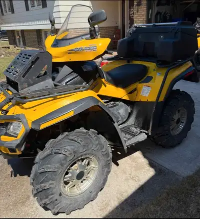 Description 2011 Can-Am Outlander XT 500 – $6,900 7,201 km – Excellent Condition Well-maintained and...