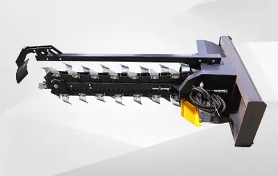 Trancheuse/trencher compacte hydraulique 48po pour Skid steer-NEUF • Trencher Handy HST48 48 po x 8...