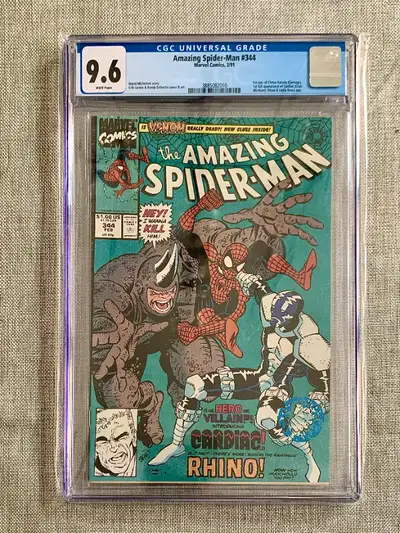 Amazing Spider-Man #344 CGC 9.6, View more