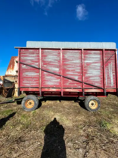 Two Dion forage wagons, left hand unload, always stored inside. Buy both for $2800, or your choice f...