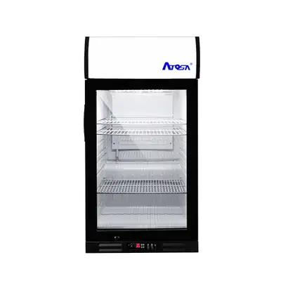 Atosa CTD-3T Single Door 17" Counter Top Display Refrigerator, View more