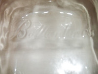 Vintage Geo. Ballantines scotch whiskey bottle