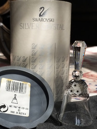 Swarovski Crystal Figurine Table Bell