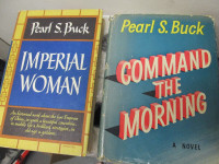 Pearl Buck Novels:  Imperial Woman & Command the Morning