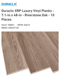 Riverstone Oak floor tiles OLD version 5 mm thickness