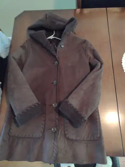 Manteau de Suède brun 8 ans femme, View more