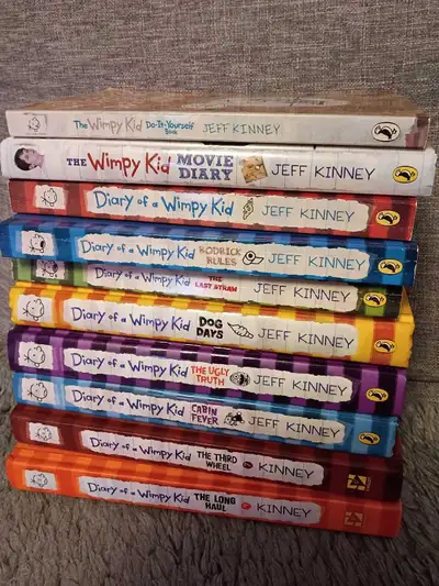 Diary of the Wimpy Kid Books lot of 10 As Pictured , View more