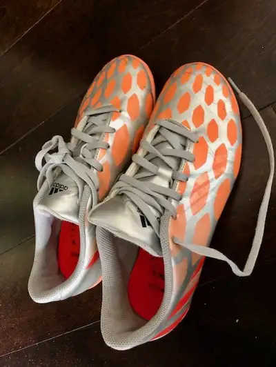 3 Indoor Soccer shoes. Size 5 US & Size 8 US, View more