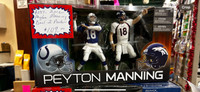 2012 Peyton Manning TRIBUTE McFarlane NFL DUAL BOX Set Booth 278