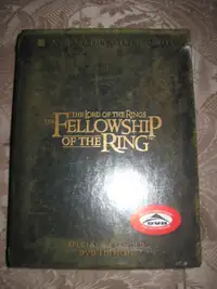NEW~LOTR Lord of the Rings Fellowship Ring Special Extended DVD