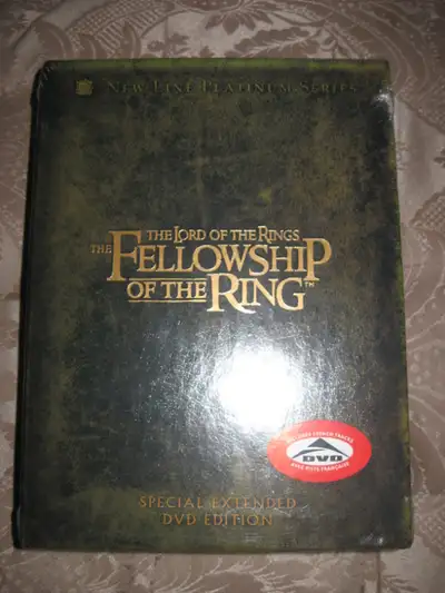 NEW~LOTR Lord of the Rings Fellowship Ring Special Extended DVD, View more