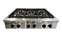 36" Cook Top Legend Sealed 6 Burners — AMERICAN RANGE