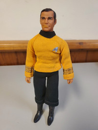 Vintage Mego 1974 Star Trek Captain Kirk Action Figure 8”. Great