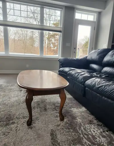 Solid Oak Table Set (coffee + one end table), View more