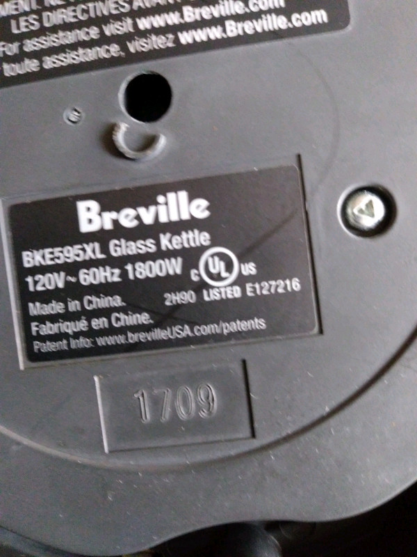 POWER BASE FOR BREVILLE BKE595XL KETTLE in Other in City of Montréal - Image 2