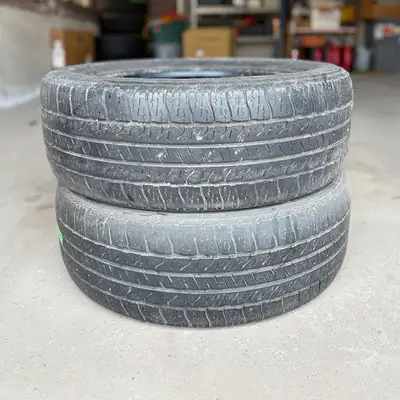 These are 2 used tires in decent condition. Good Year Tire Allegra Touring size - 225/60R16 97T 16 i...