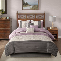 Madison Park Belle Purple Comforter Set