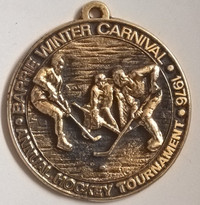 Barrie Winter Carnival Annual Hockey  Tournament 1976 Medal