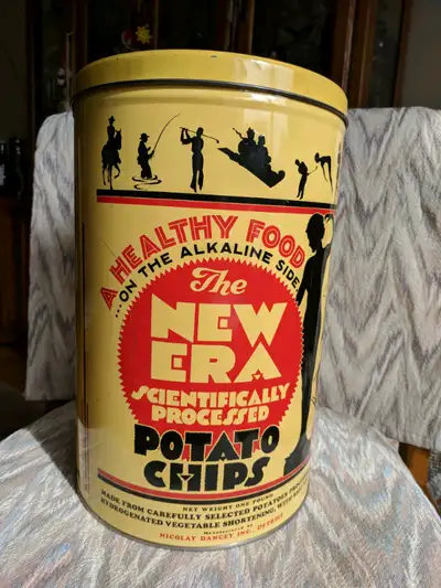 New Era Scientifically Processed Potato Chip Tin, View more