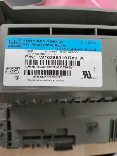 Whirlpool Electronic control, View more