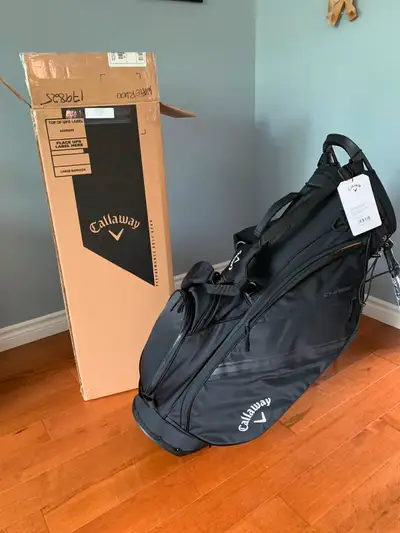 $225 New Callaway chase golf stand bag -  black., View more
