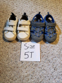 Boys toddler shoes 5T through size 1