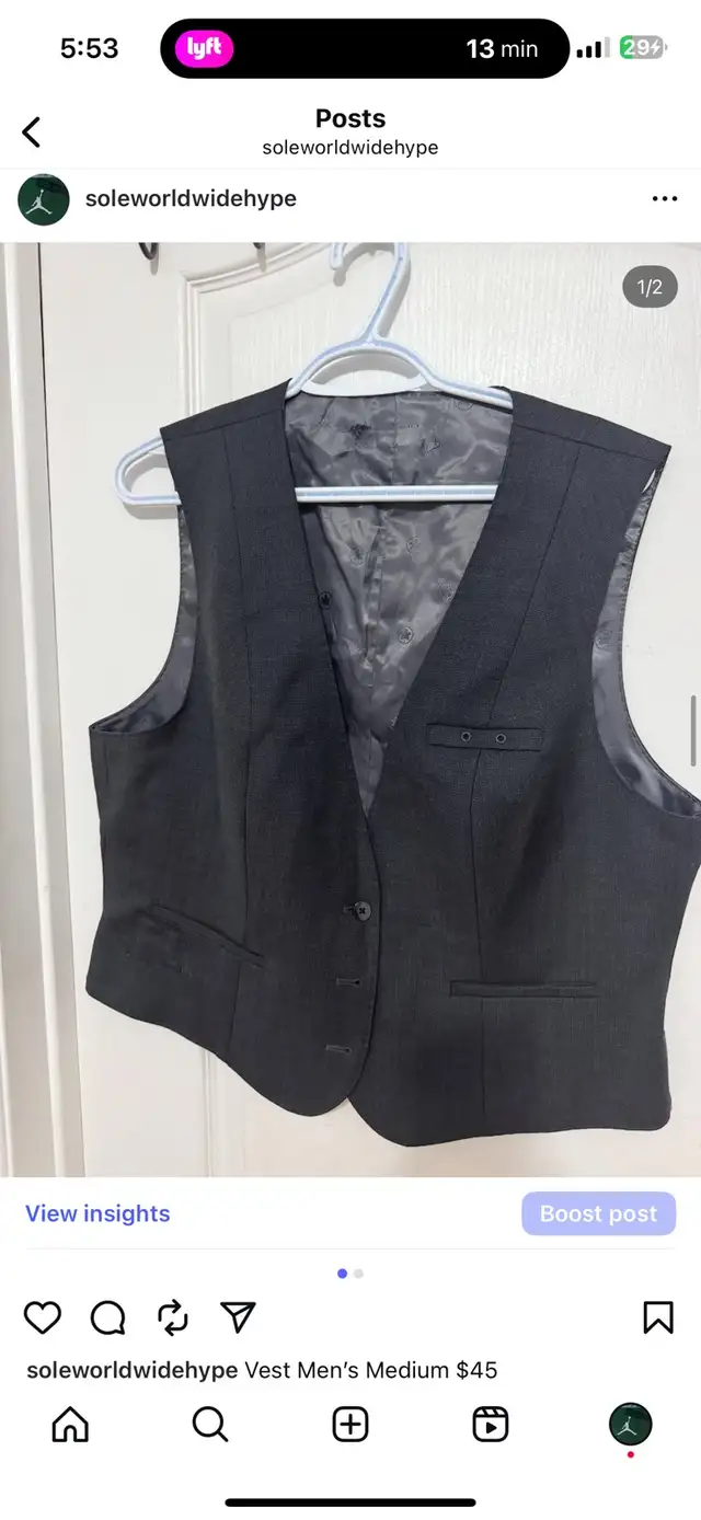 Vest Men’s Medium $45 in Men's in City of Toronto - Image 2