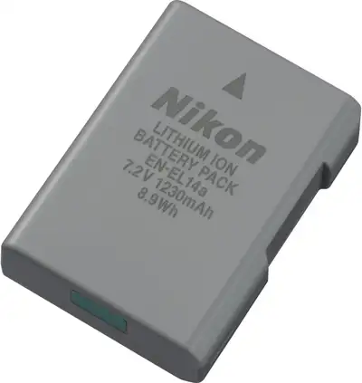 *New(Reg. $90)* Nikon 27126 EN-EL14a Rechargeable Li-Ion Battery, View more