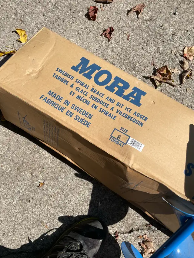 mora ice auger. new  in Fishing, Camping & Outdoors in Owen Sound - Image 3