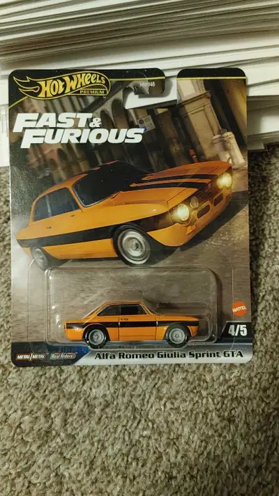 Hot Wheels Premium Fast & Furious ALFA ROMEO GIULIA SPRINT GTA, View more