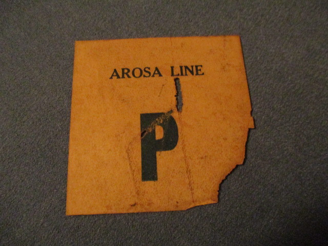 RARE AROSA STAR PASSENGER SHIP BAGGAGE STICKERS-1956-AROSA LINE dans Art et objets de collection  à Laval/Rive Nord - Image 2