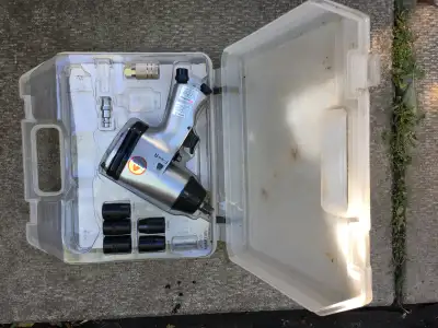 AllTrade Air Impact ½” Pneumatic Impact Wrench with Sockets, View more