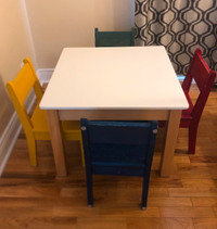 Hardwood Children’s Table and Chair Set