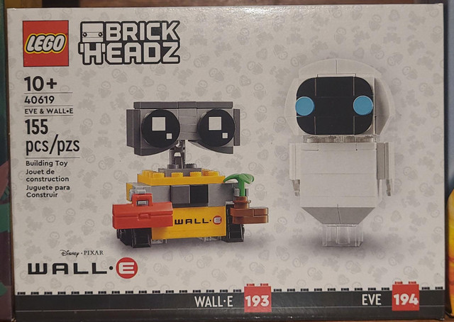 Lego 40619 BrickHeadz Eve Wall E New Sealed in Toys & Games in Markham / York Region