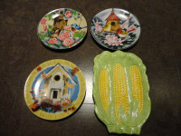 4 decorative plates 8 inch $10 for all