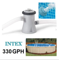 Intex Krystal Clear Cartridge Filter Pump for Above Ground Pool