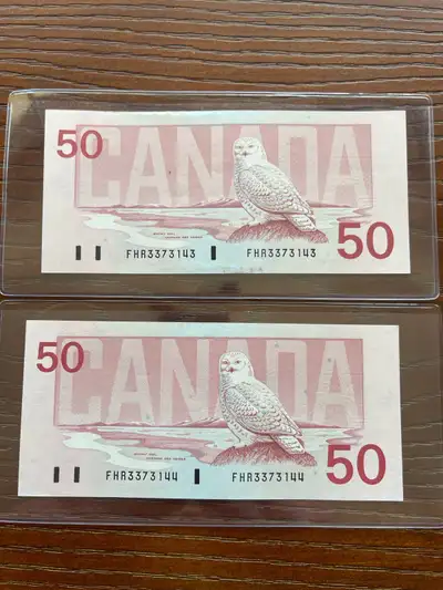 Canada Currency Bird Series Choice Bills, View more