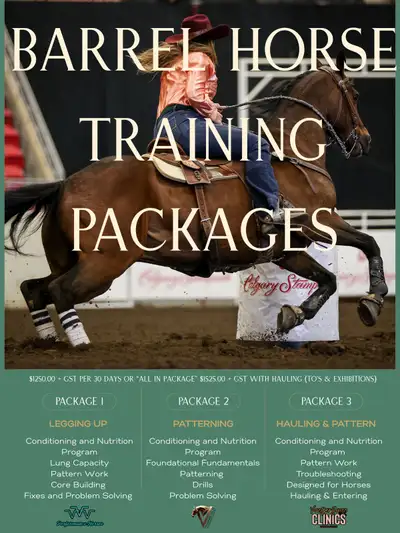 Barrel Horse Services - Bowden, AB, View more
