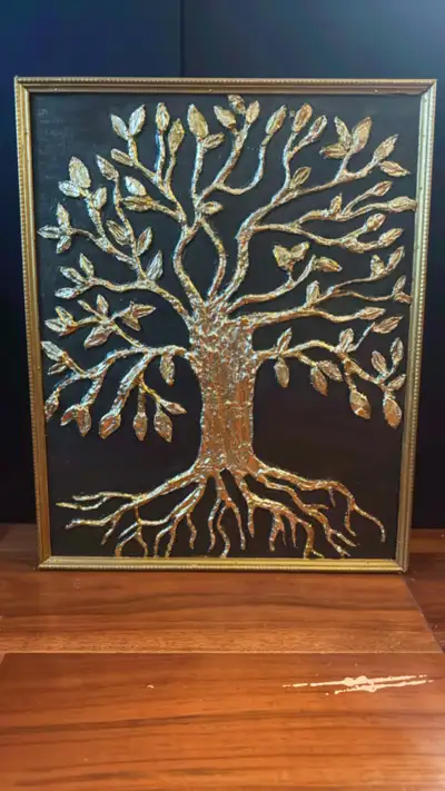 Tree of Life wall art-metallic gold, View more