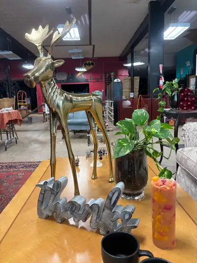 Beautiful Brand New Metal Moose , View more