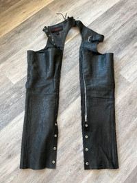 Motorcycle leather Chaps
