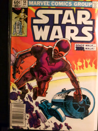 Comic Book-Star Wars #58.(1982-Marvel)
C3PO & R2D2 Cover NP
