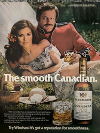 1977 Windsor Canadian Whisky Original Ad