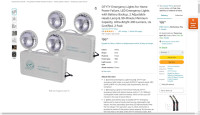 Automatic Emergency Lights ( 2-pack )