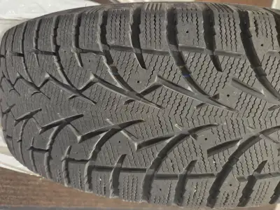 Toyo observe g3-ice 235 65R17 108T 4 tires balanced on steel rims. For vehicles with 5 x 114.3 bolt...