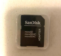 SanDisk MicroSD to SD Adpator